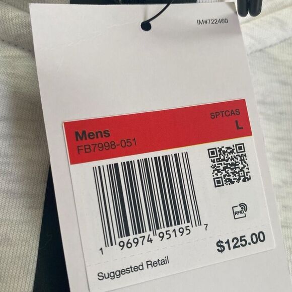 Nike Sportswear Tech Fleece 1/2-Zip Pullover Sweatshirt Heather Grey Mens size L - Picture 10 of 10